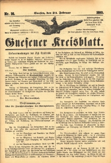 Gnesener Kreisblatt 1910.02.24 Nr16