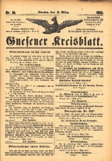 Gnesener Kreisblatt 1910.03.06 Nr19