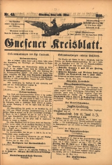 Gnesener Kreisblatt 1910.05.29 Nr43