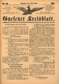 Gnesener Kreisblatt 1910.06.16 Nr48