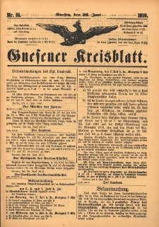 Gnesener Kreisblatt 1910.06.26 Nr51