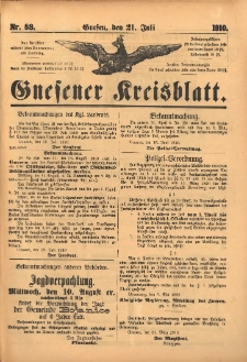 Gnesener Kreisblatt 1910.07.21 Nr58