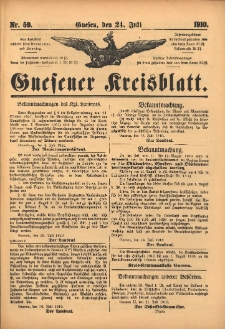 Gnesener Kreisblatt 1910.07.24 Nr59