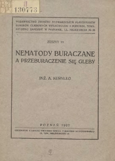 Nematody buraczane a przeburaczenie się gleby