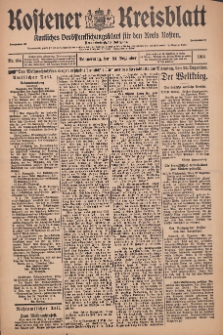 Kostener Kreisblatt: amtliches Veröffentlichungsblatt für den Kreis Kosten 1914.12.24 Jg.49 Nr154
