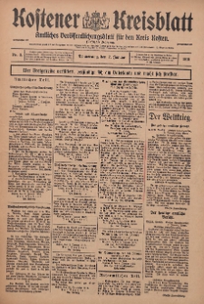Kostener Kreisblatt: amtliches Veröffentlichungsblatt für den Kreis Kosten 1915.01.07 Jg.50 Nr3