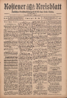 Kostener Kreisblatt: amtliches Veröffentlichungsblatt für den Kreis Kosten 1915.03.25 Jg.50 Nr36