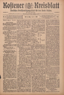 Kostener Kreisblatt: amtliches Veröffentlichungsblatt für den Kreis Kosten 1915.05.06 Jg.50 Nr54