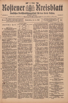 Kostener Kreisblatt: amtliches Veröffentlichungsblatt für den Kreis Kosten 1915.05.13 Jg.50 Nr57 Zweites Blatt