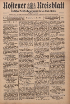 Kostener Kreisblatt: amtliches Veröffentlichungsblatt für den Kreis Kosten 1915.05.20 Jg.50 Nr60