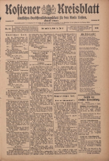 Kostener Kreisblatt: amtliches Veröffentlichungsblatt für den Kreis Kosten 1915.06.05 Jg.50 Nr67