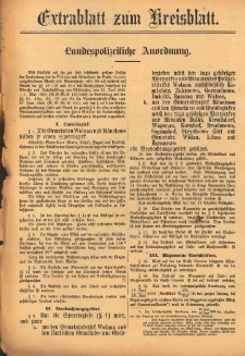 Extrablatt zum Kreisblatt