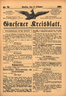 Gnesener Kreisblatt 1910.10.02 Nr79