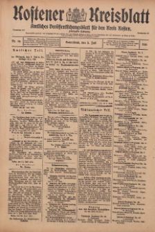 Kostener Kreisblatt: amtliches Veröffentlichungsblatt für den Kreis Kosten 1915.07.03 Jg.50 Nr79