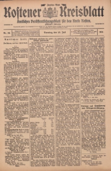 Kostener Kreisblatt: amtliches Veröffentlichungsblatt für den Kreis Kosten 1915.07.27 Jg.50 Nr89 Zweites Blatt