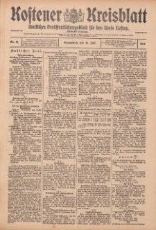 Kostener Kreisblatt: amtliches Veröffentlichungsblatt für den Kreis Kosten 1915.07.31 Jg.50 Nr91