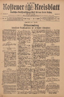 Kostener Kreisblatt: amtliches Veröffentlichungsblatt für den Kreis Kosten 1915.09.16 Jg.50 Nr111 Zweites Blatt