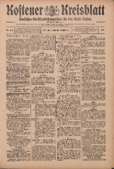 Kostener Kreisblatt: amtliches Veröffentlichungsblatt für den Kreis Kosten 1915.09.28 Jg.50 Nr116