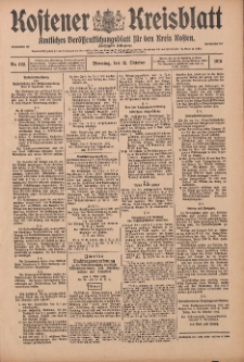Kostener Kreisblatt: amtliches Veröffentlichungsblatt für den Kreis Kosten 1915.10.12 Jg.50 Nr122