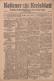 Kostener Kreisblatt: amtliches Veröffentlichungsblatt für den Kreis Kosten 1915.10.16 Jg.50 Nr124
