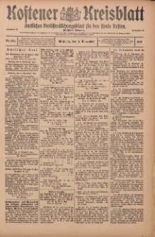 Kostener Kreisblatt: amtliches Veröffentlichungsblatt für den Kreis Kosten 1915.11.03 Jg.50 Nr131a