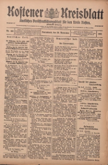 Kostener Kreisblatt: amtliches Veröffentlichungsblatt für den Kreis Kosten 1915.11.20 Jg.50 Nr139