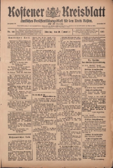 Kostener Kreisblatt: amtliches Ver&ouml;ffentlichungsblatt f&uuml;r den Kreis Kosten 1915.11.23 Jg.50 Nr140