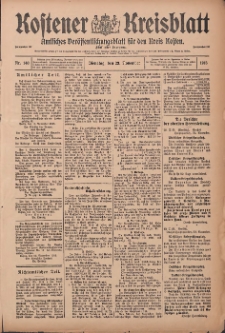 Kostener Kreisblatt: amtliches Veröffentlichungsblatt für den Kreis Kosten 1915.11.23 Jg.50 Nr140