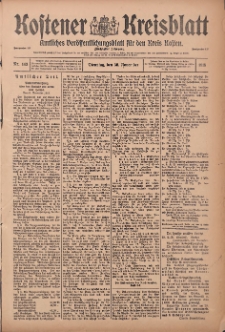 Kostener Kreisblatt: amtliches Veröffentlichungsblatt für den Kreis Kosten 1915.11.30 Jg.50 Nr143