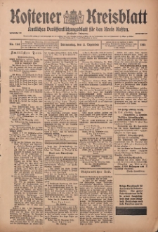 Kostener Kreisblatt: amtliches Veröffentlichungsblatt für den Kreis Kosten 1915.12.02 Jg.50 Nr144
