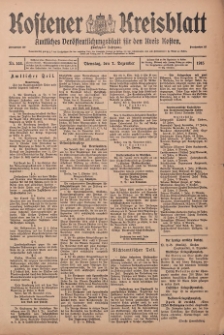 Kostener Kreisblatt: amtliches Veröffentlichungsblatt für den Kreis Kosten 1915.12.07 Jg.50 Nr146