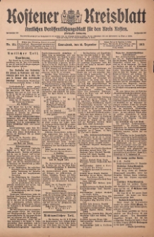 Kostener Kreisblatt: amtliches Veröffentlichungsblatt für den Kreis Kosten 1915.12.18 Jg.50 Nr151