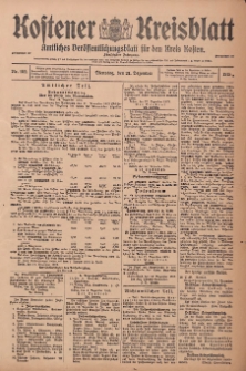Kostener Kreisblatt: amtliches Ver&ouml;ffentlichungsblatt f&uuml;r den Kreis Kosten 1915.12.21 Jg.50 Nr152