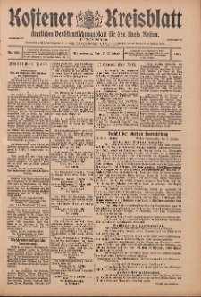 Kostener Kreisblatt: amtliches Veröffentlichungsblatt für den Kreis Kosten 1915.10.07 Jg.50 Nr120