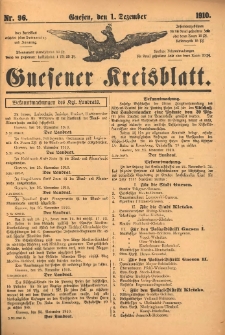 Gnesener Kreisblatt 1910.12.01 Nr96