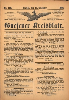 Gnesener Kreisblatt 1910.12.15 Nr100