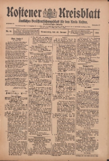 Kostener Kreisblatt: amtliches Ver&ouml;ffentlichungsblatt f&uuml;r den Kreis Kosten 1916.01.27 Jg.51 Nr12
