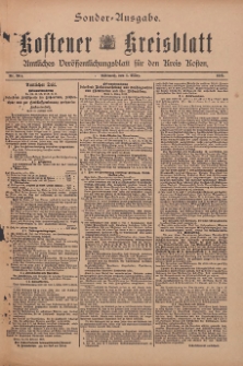 Kostener Kreisblatt: amtliches Ver&ouml;ffentlichungsblatt f&uuml;r den Kreis Kosten 1916.03.01 Jg.51 Nr26a: Sonder Ausgabe