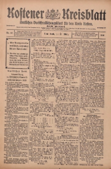 Kostener Kreisblatt: amtliches Veröffentlichungsblatt für den Kreis Kosten 1916.03.25 Jg.51 Nr37