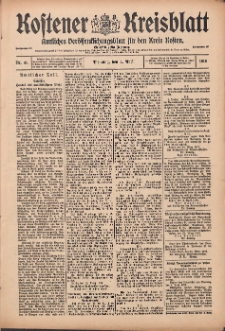 Kostener Kreisblatt: amtliches Veröffentlichungsblatt für den Kreis Kosten 1916.04.04 Jg.51 Nr41