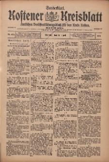 Kostener Kreisblatt: amtliches Veröffentlichungsblatt für den Kreis Kosten 1916.04.18 Jg.51 Nr47a: Sonderblatt
