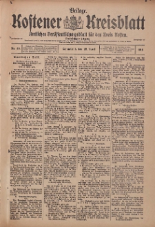 Kostener Kreisblatt: amtliches Veröffentlichungsblatt für den Kreis Kosten 1916.04.22 Jg.51 Nr49: Beilage