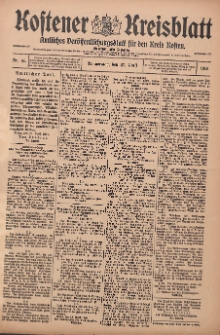 Kostener Kreisblatt: amtliches Veröffentlichungsblatt für den Kreis Kosten 1916.04.27 Jg.51 Nr51