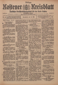 Kostener Kreisblatt: amtliches Veröffentlichungsblatt für den Kreis Kosten 1916.05.13 Jg.51 Nr58: Beilage