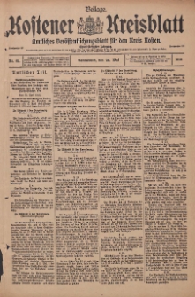Kostener Kreisblatt: amtliches Veröffentlichungsblatt für den Kreis Kosten 1916.05.20 Jg.51 Nr61