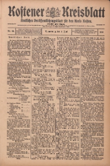 Kostener Kreisblatt: amtliches Veröffentlichungsblatt für den Kreis Kosten 1916.06.01 Jg.51 Nr66