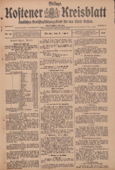 Kostener Kreisblatt: amtliches Veröffentlichungsblatt für den Kreis Kosten 1916.08.15 Jg.51 Nr98: Beilage