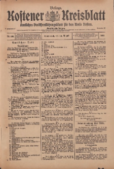 Kostener Kreisblatt: amtliches Ver&ouml;ffentlichungsblatt f&uuml;r den Kreis Kosten 1916.08.19 Jg.51 Nr100: Beilage
