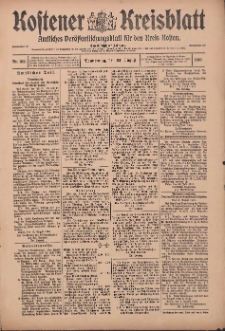 Kostener Kreisblatt: amtliches Veröffentlichungsblatt für den Kreis Kosten 1916.08.24 Jg.51 Nr102