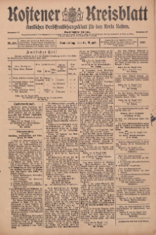 Kostener Kreisblatt: amtliches Veröffentlichungsblatt für den Kreis Kosten 1916.08.31 Jg.51 Nr105